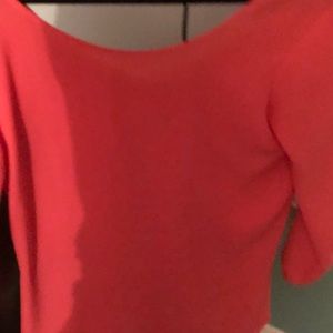 S back bow tie shirt